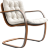 Scandi Wood Frame Lounge Chair